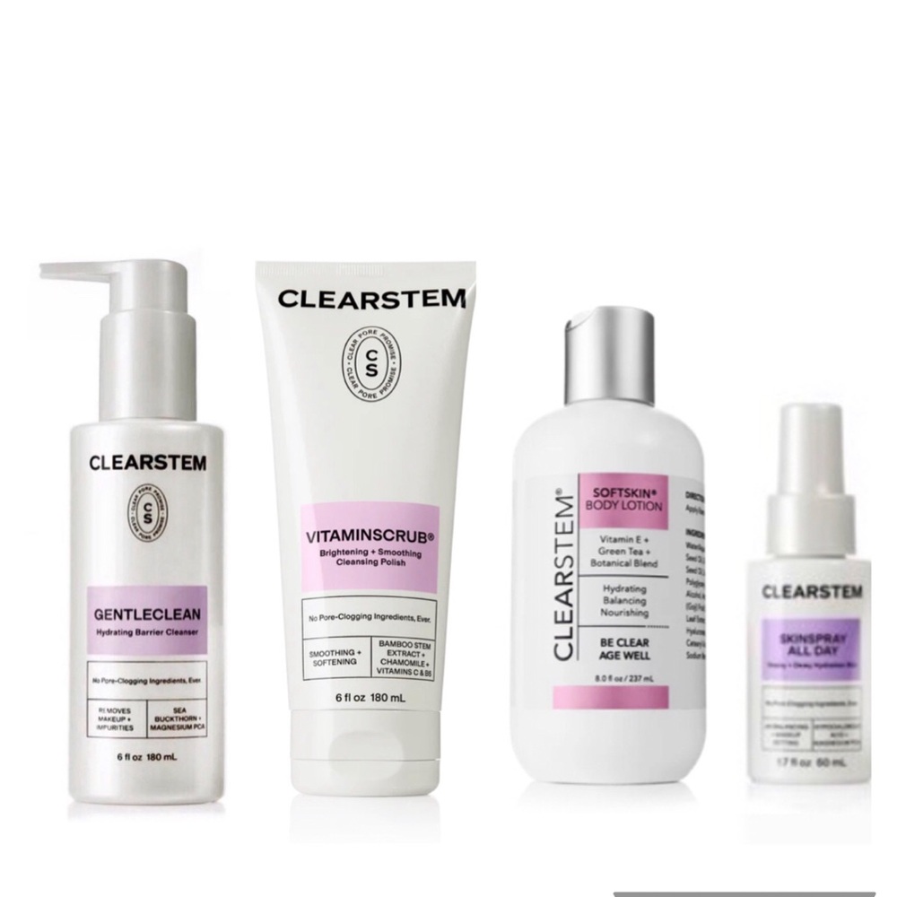 NEW CLEARSTEM Skincare Set NEW ($162 value)